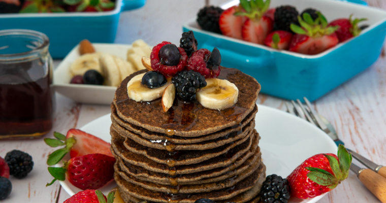 The Best Earthy Buckwheat Pancakes- vegan, gluten free