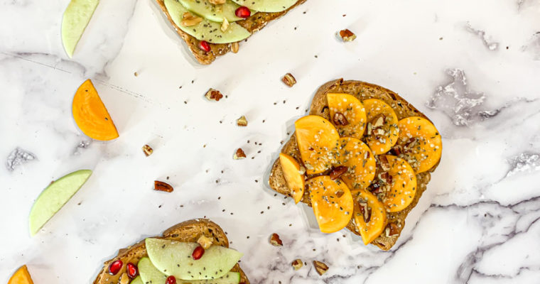Fruity toast powered with chia and hemp seeds, kid favorite in 5 minutes- vegan.