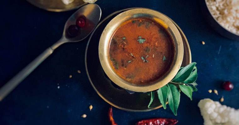 Tangy Cranberry & Beetroot Rasam.