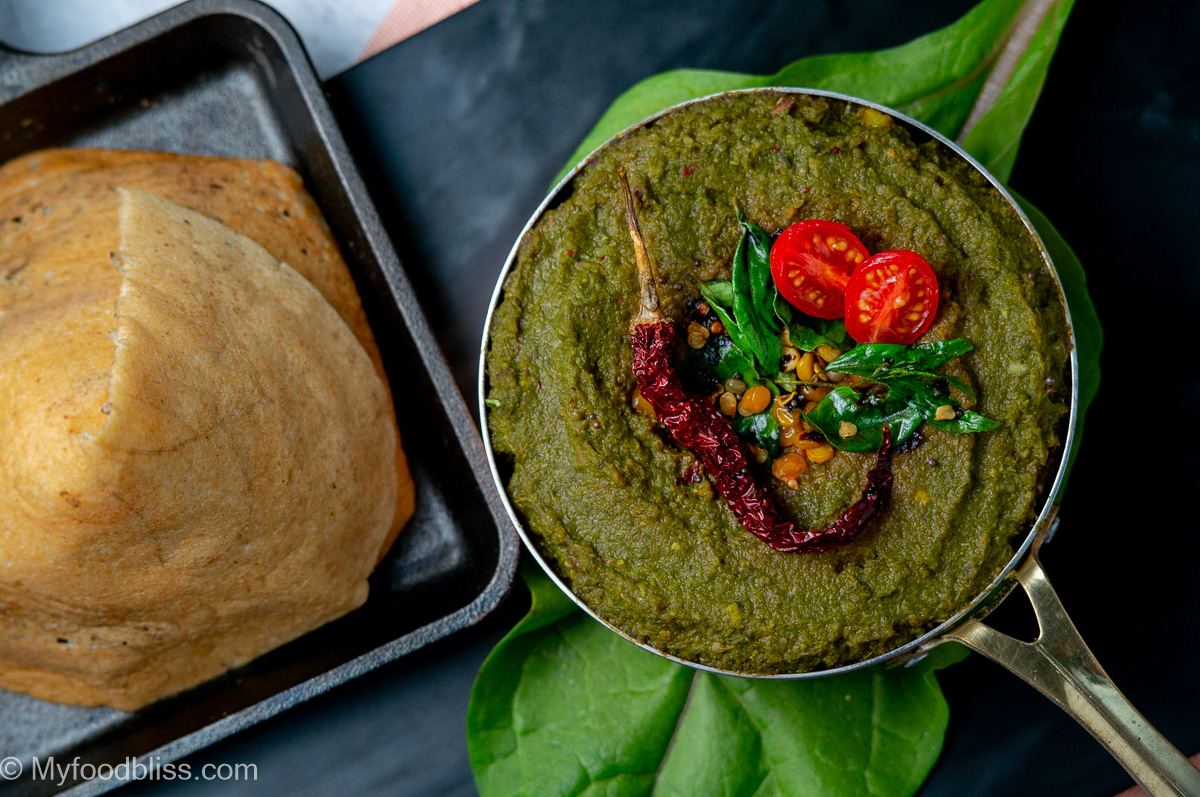 Amla & Mixed Greens chutney- vegan, gluten free