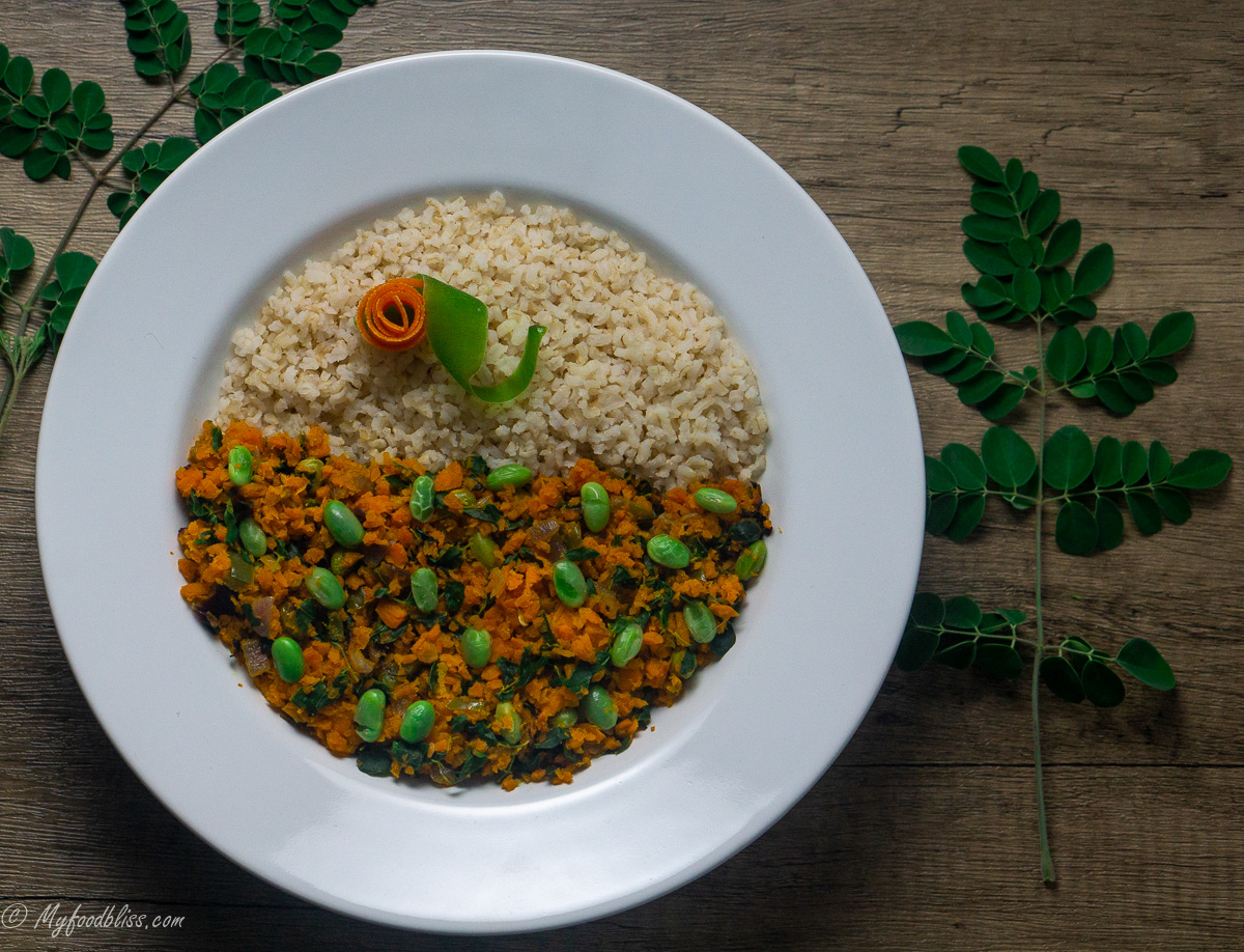 10 minute Super Carrot stir fry- Wholefood, Plant based.